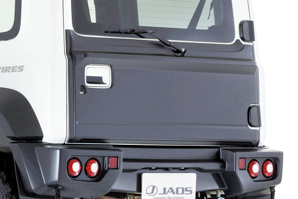JAOS Rear Hatch Panel Painted Matte Black Jimny JB74 Series