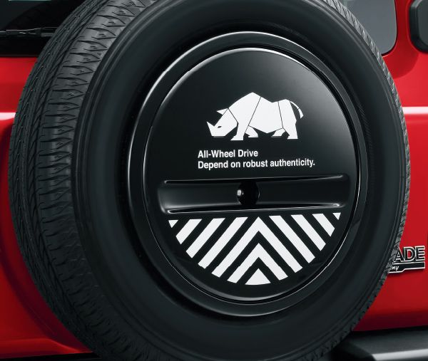 SUZUKI JIMNY Genuine  Parts - Spare tire half cover decal
