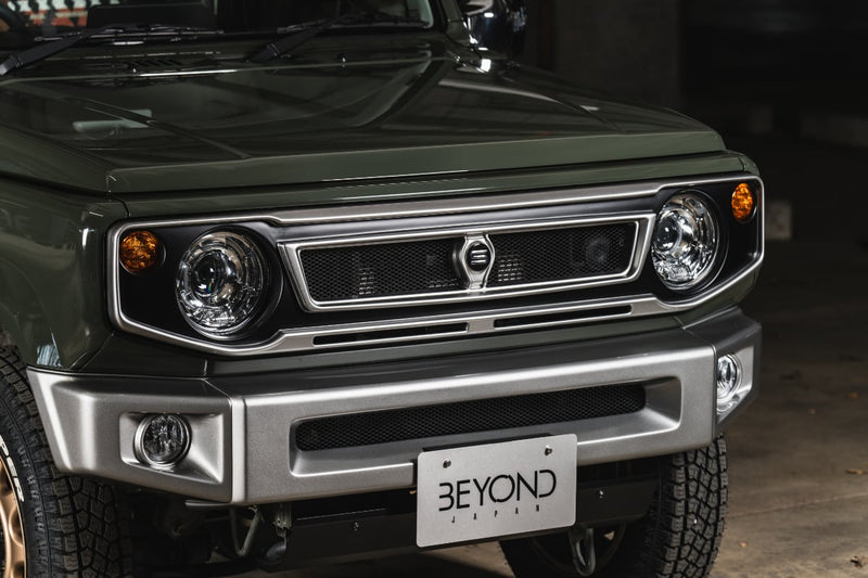 Beyond Japan - Face grill LE27 Compatible with Jimny 64/74 Unpainted