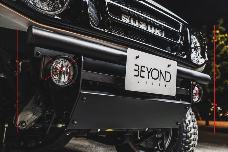 Beyond Japan Liberte 64/74 Front bumper (black)