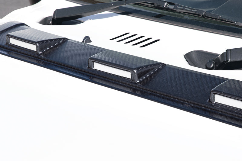 JAOS Bonnet Deflector Carbon Style Jimny JB74 Series