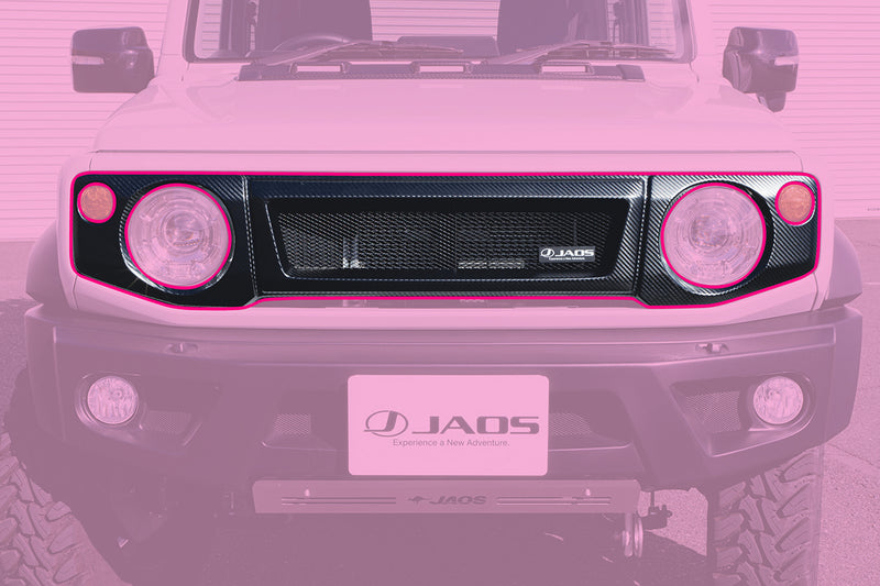 JAOS front grill carbon tone Jimny JB74 series