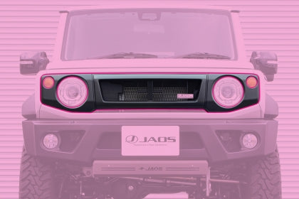 JAOS Front Grill Painted Matte Black Jimny JB74 Series